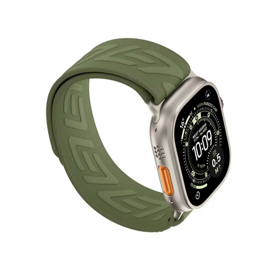 Blueo Trailweave Lite Loop Band for Apple Watch 42/44/45/46/49 mm Army Green