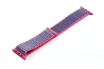 Nylon Sport Loop Band for Apple Watch 42/44/45/46/49 mm Electric Pink
