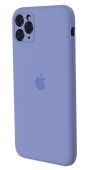 Silicone Case for iPhone 11 Pro Max Lavender Grey (With Camera Lens Protection)