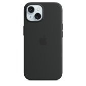 Apple Silicone Case 1:1 for iPhone 15 with MagSafe Black