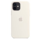 Apple Silicone Case 1:1 for iPhone 12 Mini with MagSafe White