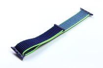 Nylon Sport Loop Band for Apple Watch 42/44/45/46/49 mm Neon Lime