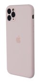 Apple Silicone Case for iPhone 11 Pro Pink Sand (With Camera Lens Protection)