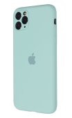 Silicone Case for iPhone 11 Pro Max Gem Green (With Camera Lens Protection)