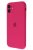 Apple Silicone Case for iPhone 12 Rose Red  (With Camera Lens Protection)