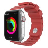 AhaStyle Premium Rugged Silicone Band for Apple Watch 42/44/45 mm Dark Red