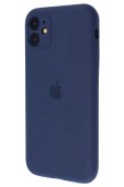 Apple Silicone Case for iPhone 11 Pro Midnight Blue (With Camera Lens Protection)