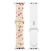 Painted Silicone Watch Band for Apple Watch 42/44/45/46/49 mm S/M 3