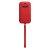 Apple Leather Sleeve 1:1 wih MagSafe for iPhone 12/12 Pro Red