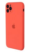 Apple Silicone Case for iPhone 11 Orange (With Camera Lens Protection)