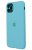 Silicone Case for iPhone 11 Pro Max Ice Sea Blue (With Metal Frame Camera Lens Protection)