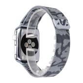 Milanese Loop  for Apple Watch 38/40/41/42 mm (2024) Comouflage Gray