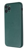 Apple PU Leather Case for iPhone 11 Pro Max Green (With Camera Lens Protection)