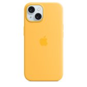 Apple Silicone Case 1:1 for iPhone 15 with MagSafe Sunshine