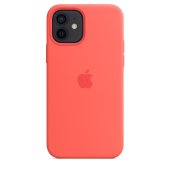 Apple Silicone Case 1:1 for iPhone 12/12 Pro Pink Citrus