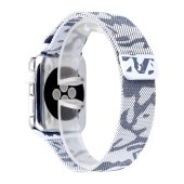 Milanese Loop for Apple Watch 42/44/45/46/49 mm Comouflage White