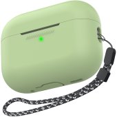 AhaStyle Colorful Silicone Case for Airpods Pro 2 Avocado Green