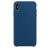 Apple Silicone Case 1:1 for iPhone Xs Max Blue Horizon