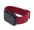 Magnetic Leather Loop For Apple Watch 42/44/45/46 mm Wine Red