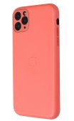 Apple PU Leather Case for iPhone 11 Orange (With Camera Lens Protection)