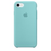 Apple Silicone Case 1:1 for iPhone 8 Sea Blue
