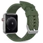 AhaStyle Premium Tire Texture Silicone Bands  for Apple Watch 38/40/41/42 mm (2024) Pine Green