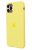 Silicone Case for iPhone 11 Pro Yellow (With Metal Frame Camera Lens Protection)