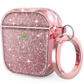 AhaStyle Twinkle Glitter Protection Case for AirPods 2 Pink