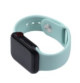 Silicone Watch Band for for Apple Watch 42/44/45/46/49 mm S/M Turquoise
