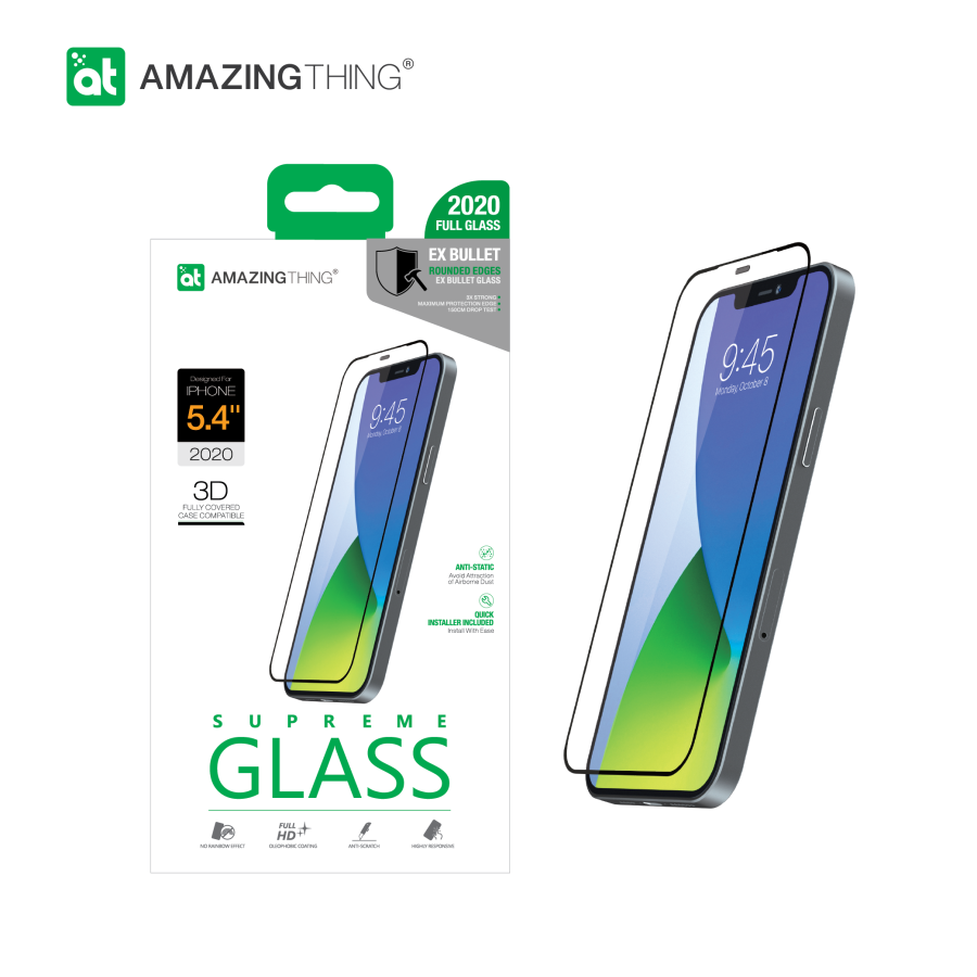 AmazingThing 3D Ex Bullet Glass for iPhone 12 Mini