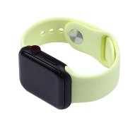 Silicone Watch Band for for Apple Watch 42/44/45/46 mm S/M Mellow Yellow