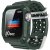 AhaStyle Matte TPU Band with Rugged Bumper Case for Apple Watch 42/44/45/46/49 mm Green