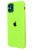 Silicone Case for iPhone 11 Pro Green (With Metal Frame Camera Lens Protection)