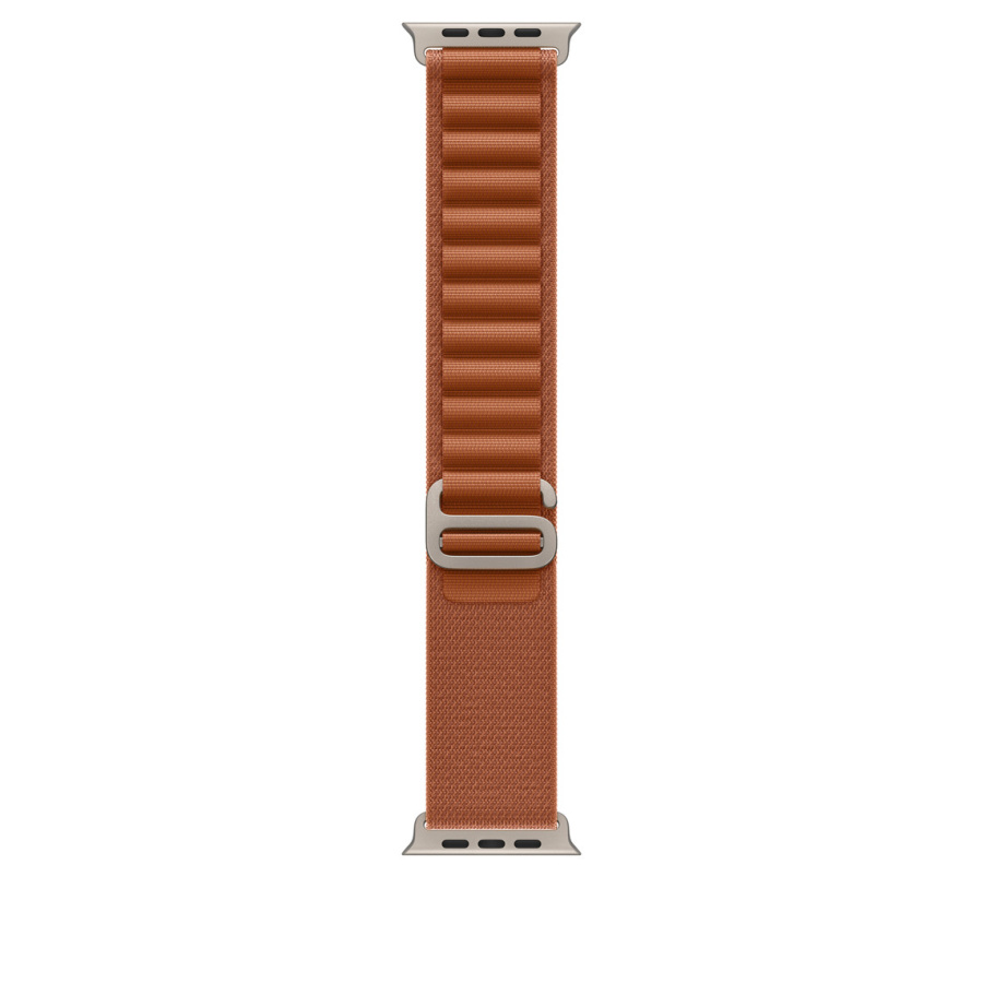 Alpine Loop for Apple Watch 42/44/45/46/49 mm Terra Cotta (Silver buckle)