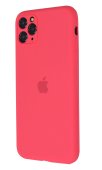 Silicone Case for iPhone 12 Pro Raspberry Red (With Camera Lens Protection)