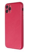PU Leather Case for iPhone 11 Pro Max Rose Red (With Camera Lens Protection)