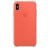 Apple Silicone Case 1:1 for iPhone Xs Max Nectarine