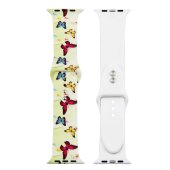 Painted Silicone Watch Band for Apple Watch 42/44/45 mm S/M 2