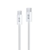 Blueo Braided PD Fast Charging USB-C to USB-C Cable (2m) White