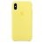 Apple Silicone Case 1:1 for iPhone X Lemonade