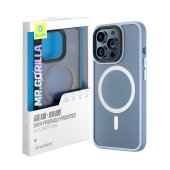 Blueo Frosted Anti-Drop Case for iPhone 13 Pro with MagSafe Blue