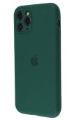 Apple Silicone Case for iPhone 12 Forest Green (With Camera Lens Protection)