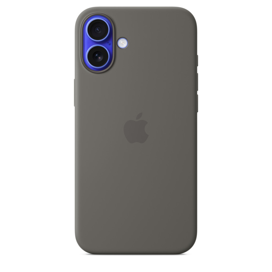 Apple Silicone Case 1:1 for iPhone 16 Plus with MagSafe Stone Grey