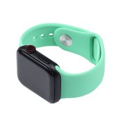 Silicone Watch Band for for Apple Watch 42/44/45/46/49 mm S/M Spearmint