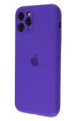 Silicone Case for iPhone 12 Pro Deep Purple (With Camera Lens Protection)