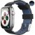 AhaStyle Premium Silicone Duotone Design Band for Apple Watch 42/44/45/46/49 mm Black/Sky Blue