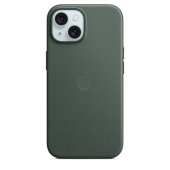 Apple FineWoven Case 1:1 for iPhone 15 with MagSafe Evergreen
