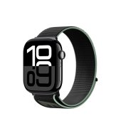 Blueo Woven Nylon Sport Band  for Apple Watch 38/40/41/42 mm (2024) Black
