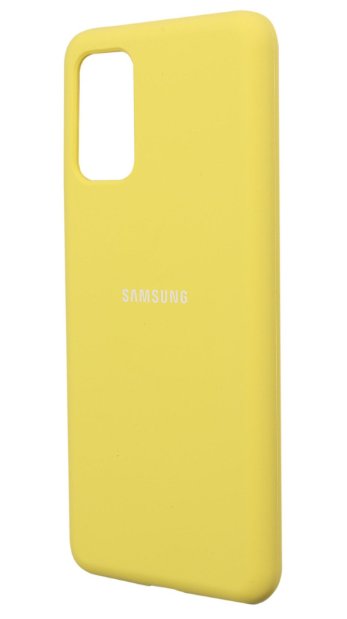 Silicone Case for Samsung S20+ (Full Protection) Yellow