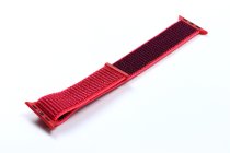 Nylon Sport Loop Band for Apple Watch 42/44/45/46/49 mm Red